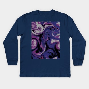 Purple cloud Kids Long Sleeve T-Shirt